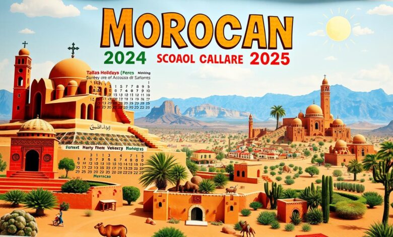 vacances scolaires 2024 et 2025 maroc